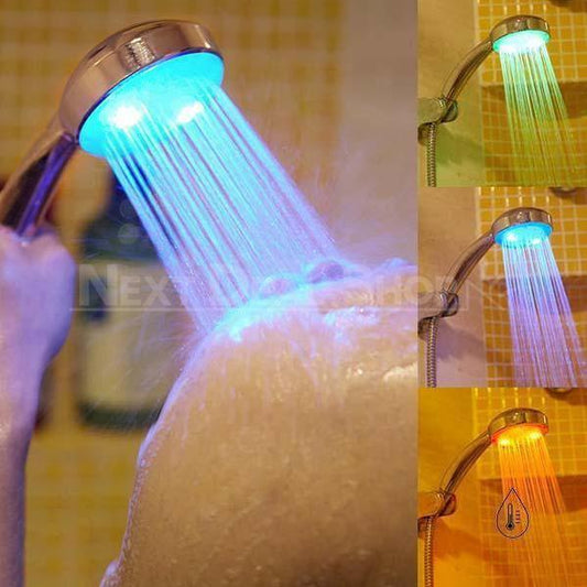 Skorter | Temperature controlled color changing shower head