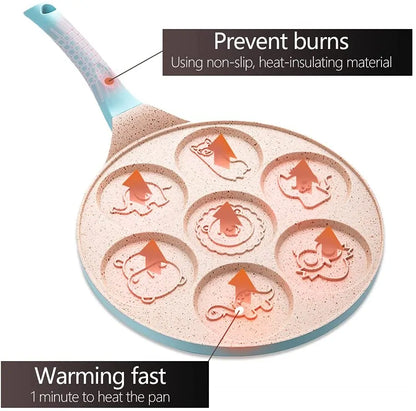 Skorter | Breakfast frying pan for children – Funny pancake & fried egg shapes