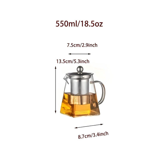 Skorter infuser in borosilicate glass