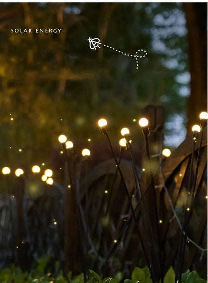 Skorter | LumiFire - Sun hail lamp with firefly effect – Triangular LED outdoor lighting