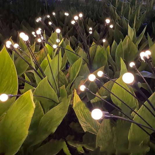 Skorter | LumiFire - Sun hail lamp with firefly effect – Triangular LED outdoor lighting