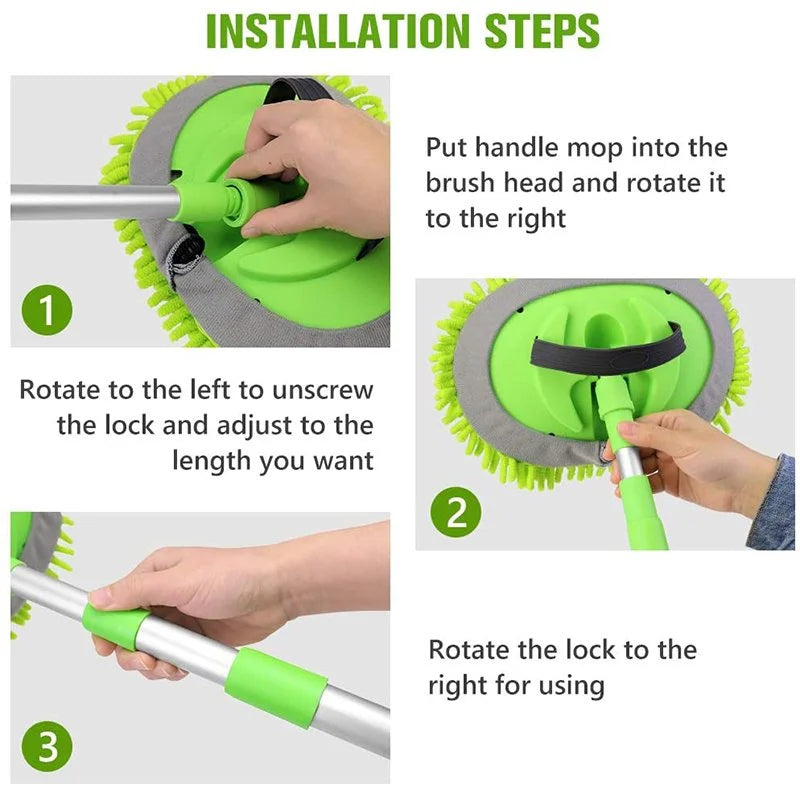 Skorter | 360° rotatable adjustable cleaning mop