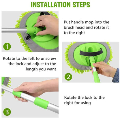 Skorter | 360° rotatable adjustable cleaning mop