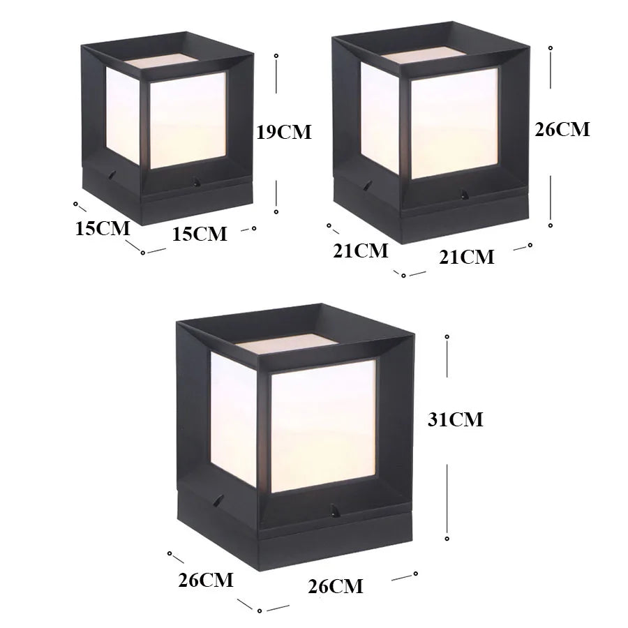Skorter | LumiPillar - Outdoor Standing Lamp for Gates and Driveways