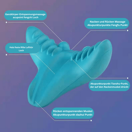 Skorter | Ergonomic Neck Massage Pillow for Relaxed Posture