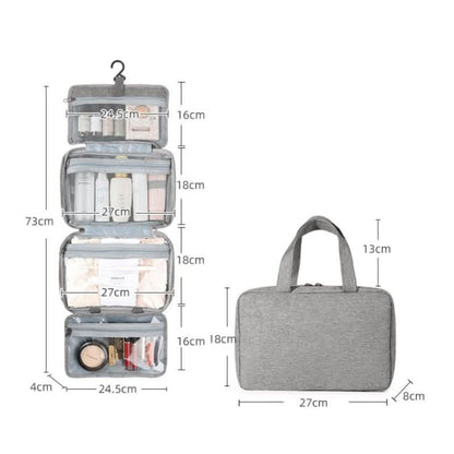Skorter | Compact Travel Cosmetic Organizer with 4 Compartments