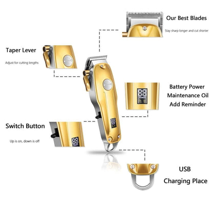 Skorter | Cordless hair trimmer with LED status display for precise styling