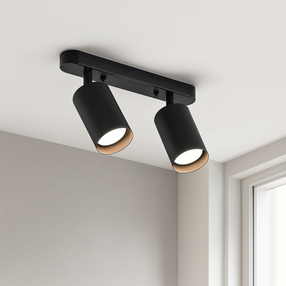 Skorter | TwinGlow Rotating Ceiling Lamp – Adjustable 2-Head Modern Spotlight