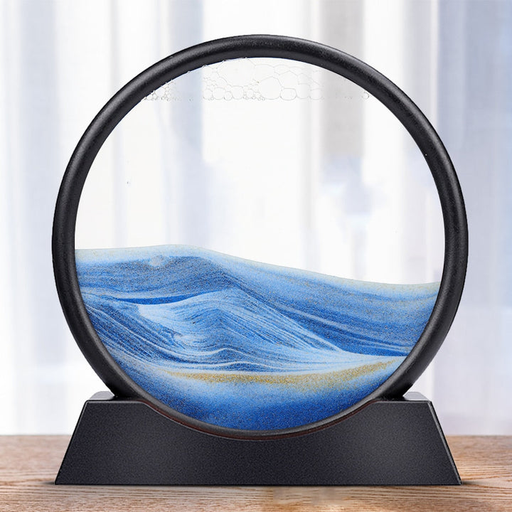 Skorter | Royaleva Moving Sand Art Sculpture - LED Calming Desk Decoration