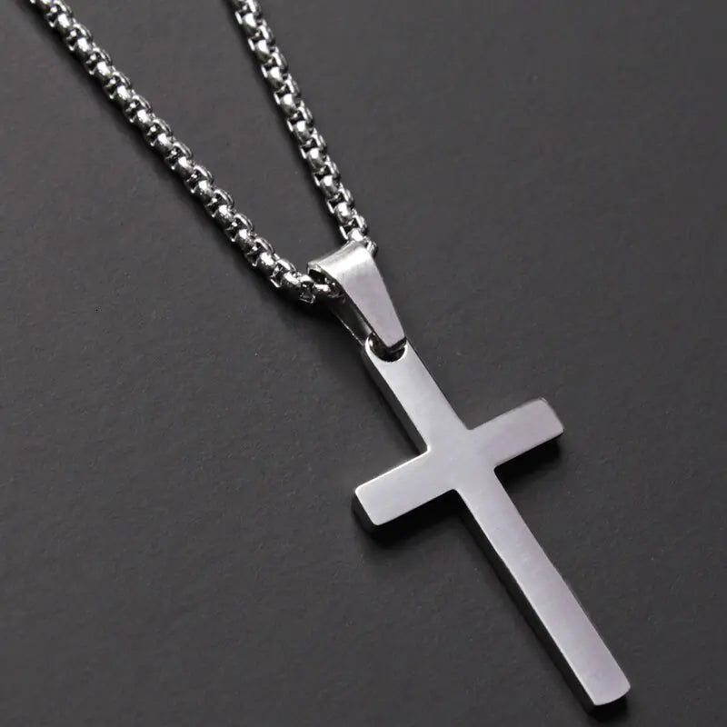 Skorter | Classic Cross Men's Necklace