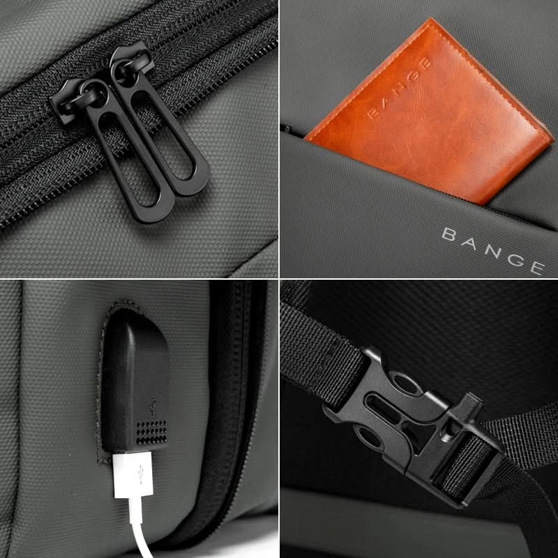 Skorter | Business backpack for men with USB connection & laptop compartment