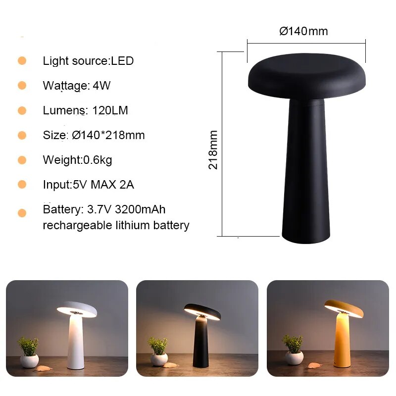 Skorter | Glowflex Rechargeable Desk Lamp