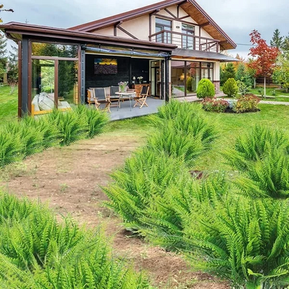 Skorter | EverGreen Boston Fern – Artificial Plant with UV Protection and Weather Resistant Design