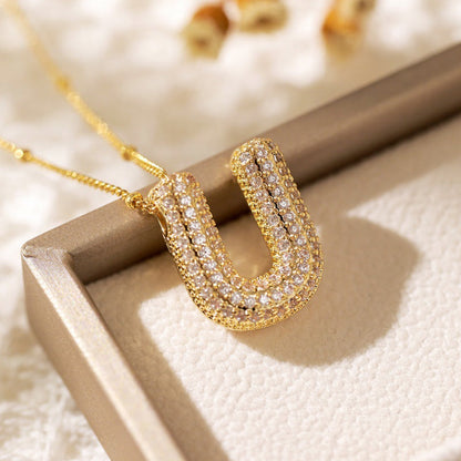 Skorter | Alphabet-Diamond-Pendant-Necklace
