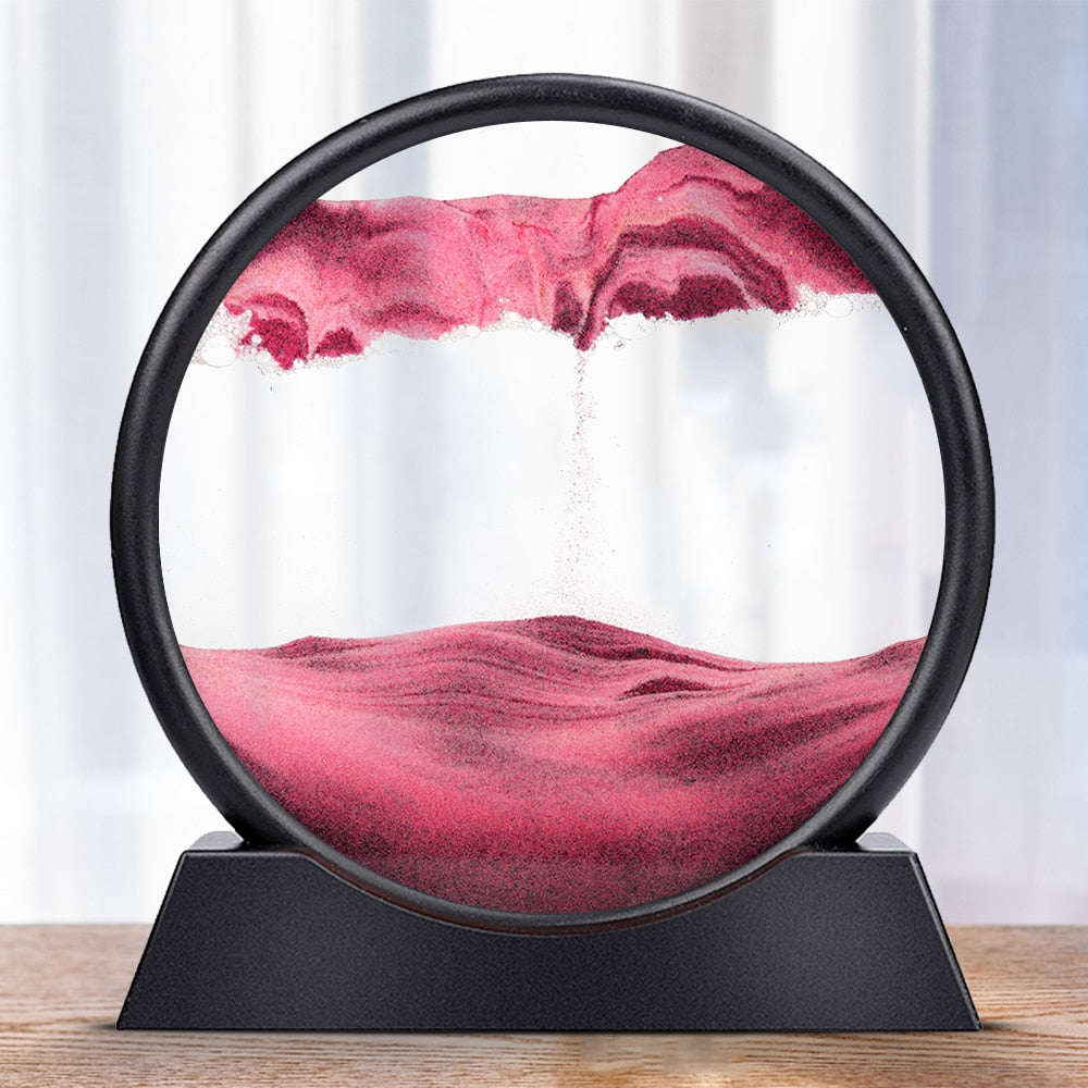 Skorter | Royaleva Moving Sand Art Sculpture - LED Calming Desk Decoration