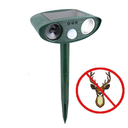 Skorter | Ultrasonic Deer Repeller Solar Powered for Garden Protection