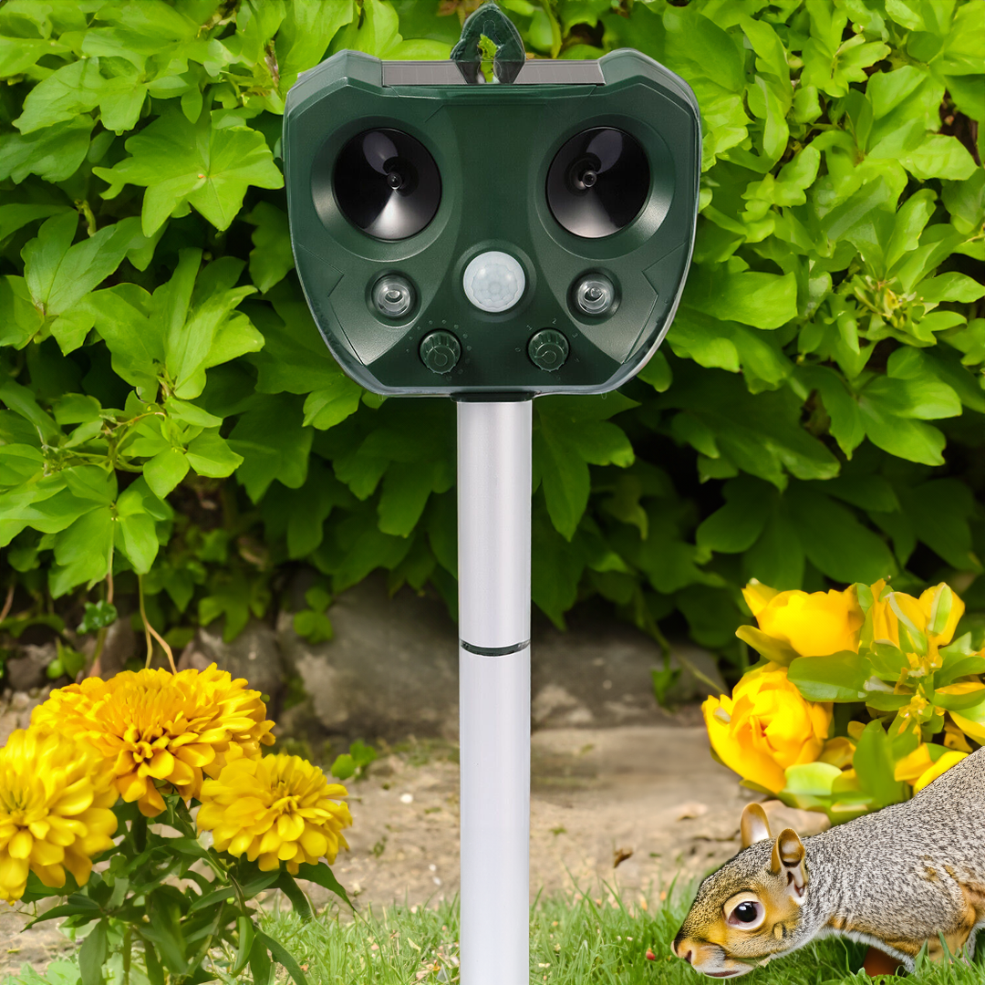Skorter | Effective Pest Repeller – Solar Ultrasonic Animal Deterrent for Garden