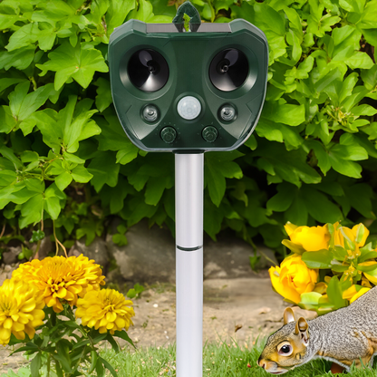 Skorter | Effective Pest Repeller – Solar Ultrasonic Animal Deterrent for Garden