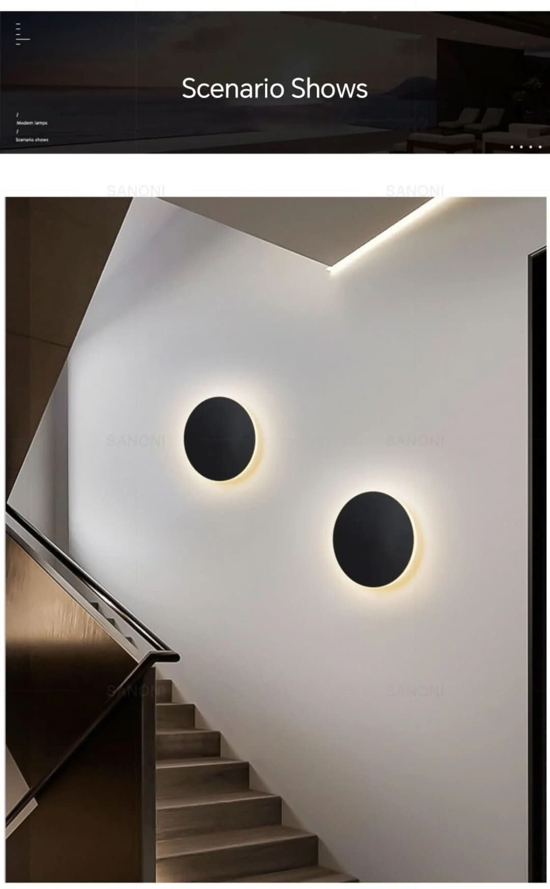 Skorter | Sleeksphere - Round LED Wall Lamp