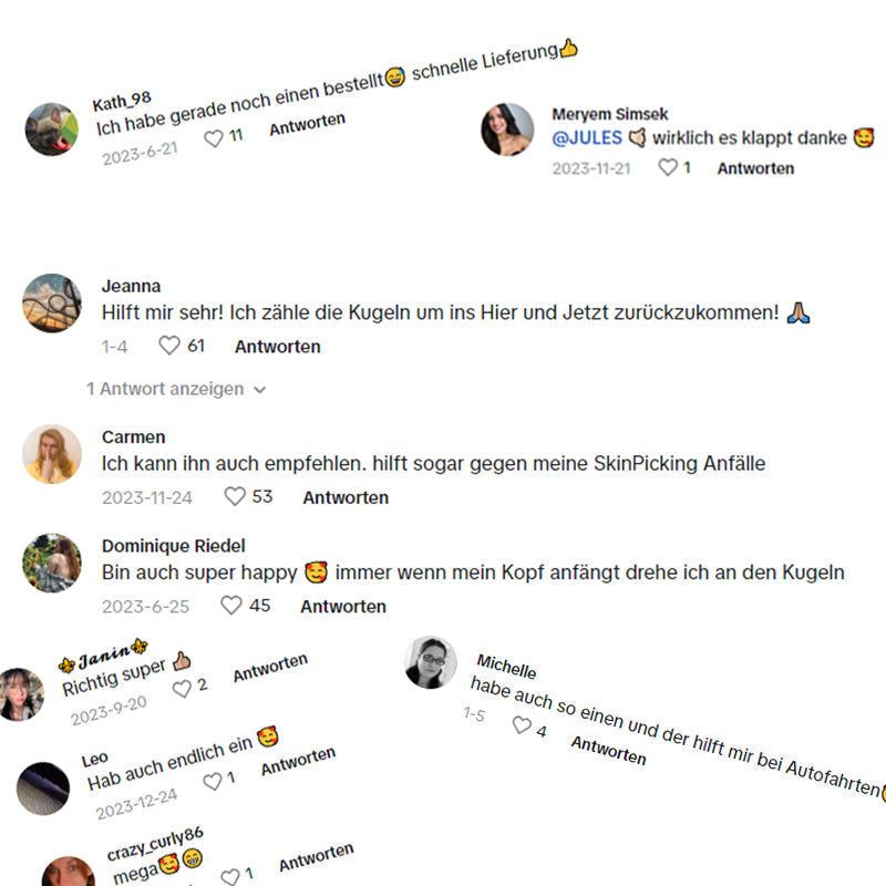 Skorter | Calm – Anxiety Ring with Pearls - Anti Stress & Anti Anxiety