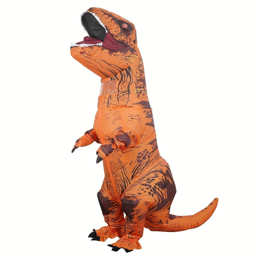 Skorter | DinoKing Inflatable T-Rex Costume – Giant Unisex Suit with Fan