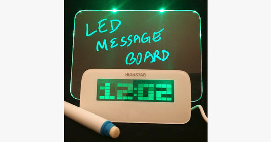 Skorter | LED message board digital clock – Add a premium look to your place