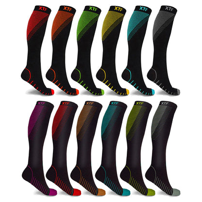 Skorter | 12-Pack: Athletic Graduated Knee Compression Socks