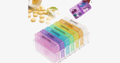 Skorter | Compact weekly tablet organizer