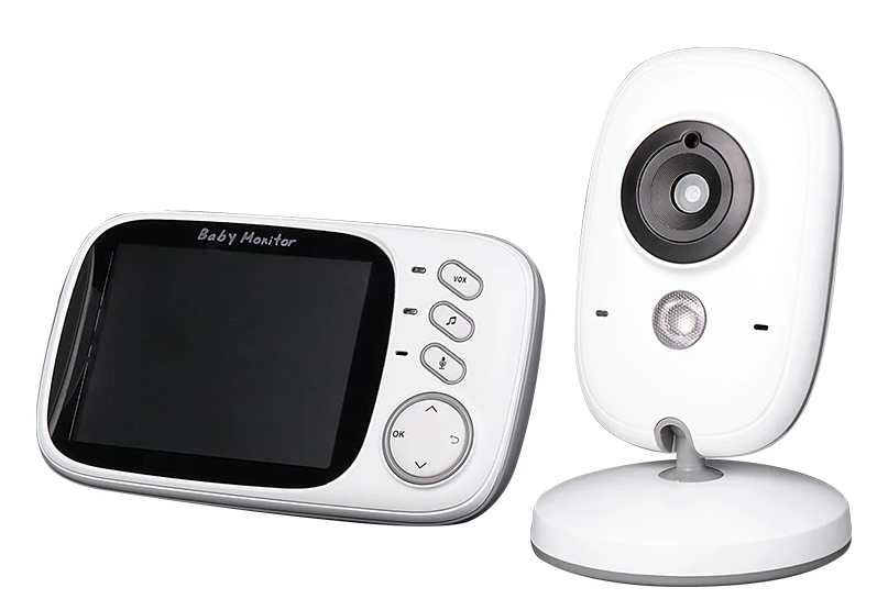 Skorter | 3.5-Inch Video Baby Monitor with Night Vision, Temperature Display and Two-Way Audio