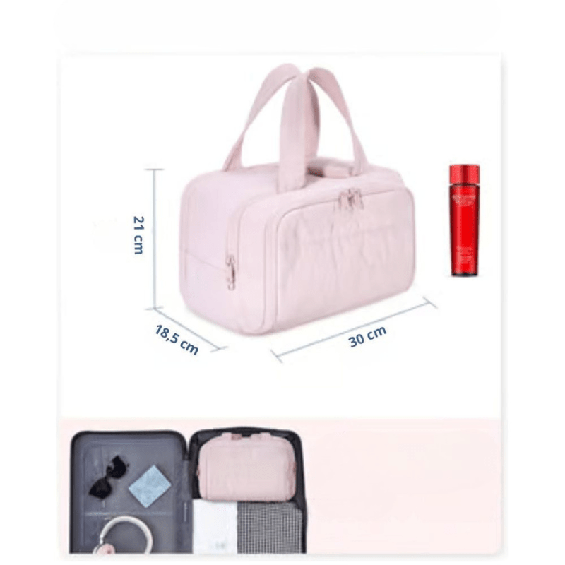 Skorter | Compact toiletry bag with hook & compartment division