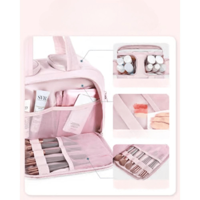 Skorter | Compact toiletry bag with hook & compartment division