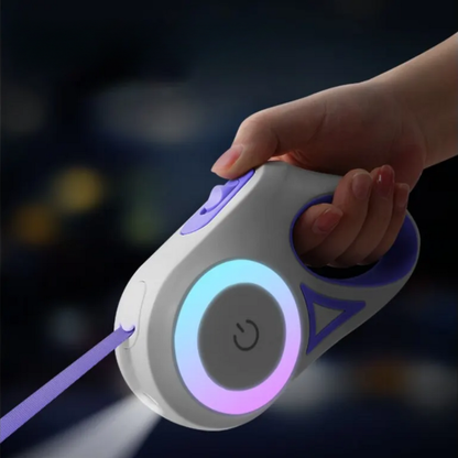 Skorter | AutoLeash Glow – Automatic dog leash with LED light for walks during day & night