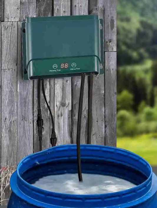 Skorter | Solar Drip Irrigation System Kit Automatic Watering with 30 Modes & 7 Timers – AquaFlow