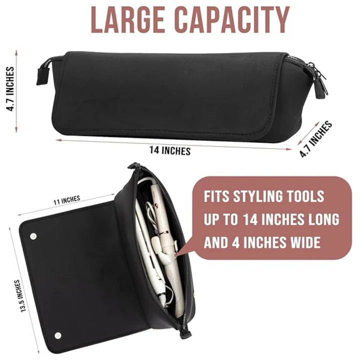 Skorter | 2-in-1 hair tool travel bag & heat-resistant mat