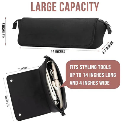 Skorter | 2-in-1 hair tool travel bag & heat-resistant mat