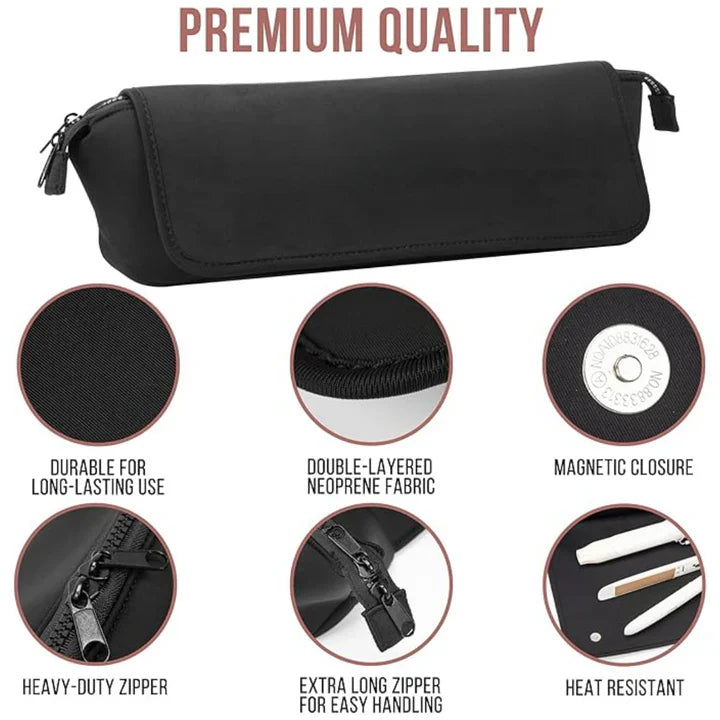 Skorter | 2-in-1 hair tool travel bag & heat-resistant mat