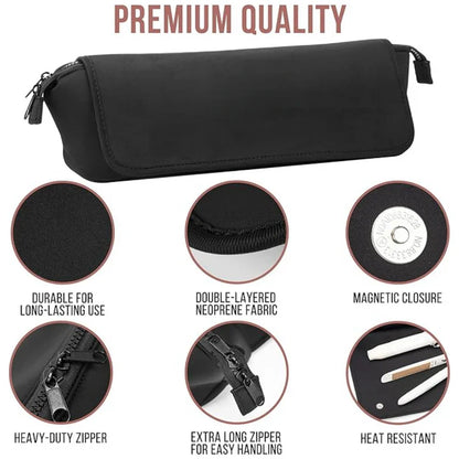 Skorter | 2-in-1 hair tool travel bag & heat-resistant mat