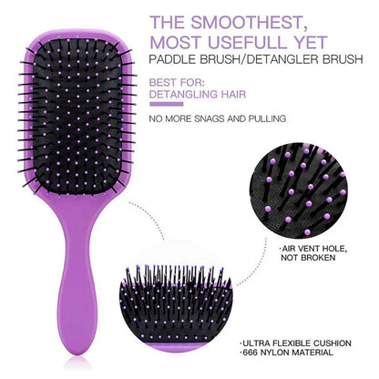 Skorter | 4-piece detangling hairbrush set