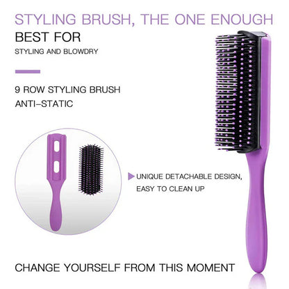 Skorter | 4-piece detangling hairbrush set