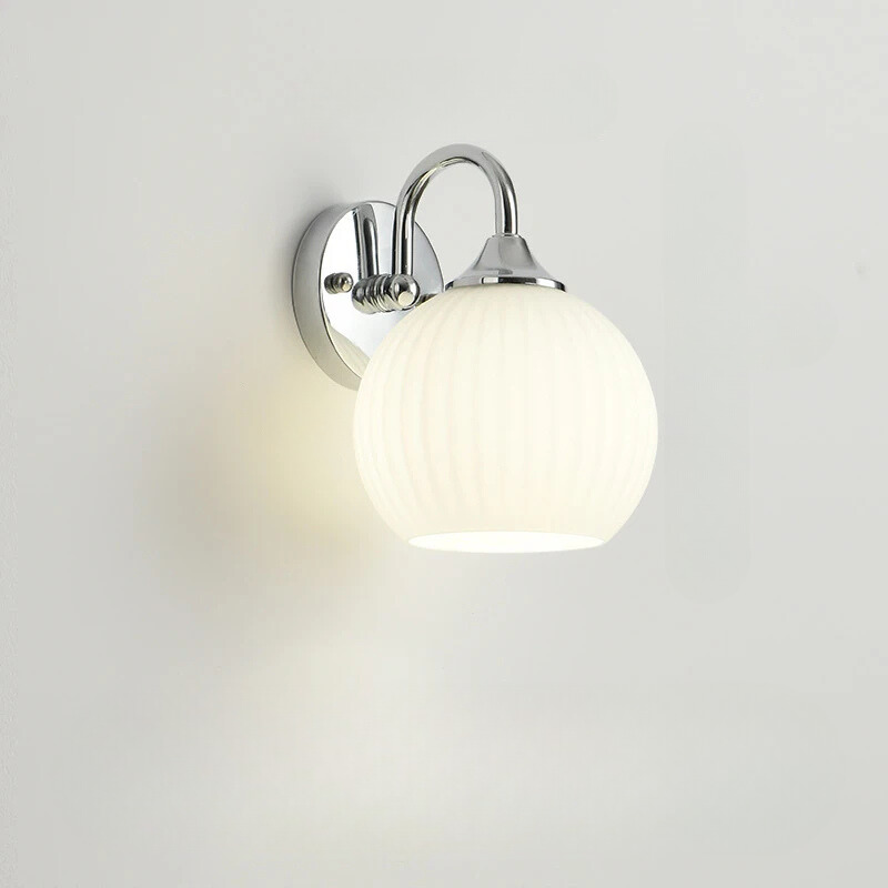 Skorter | ModernWall - Nordic LED Wall Lamp with Glass Dome for Atmospheric Indoor Lighting