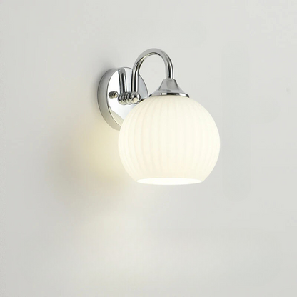 Skorter | ModernWall - Nordic LED Wall Lamp with Glass Dome for Atmospheric Indoor Lighting
