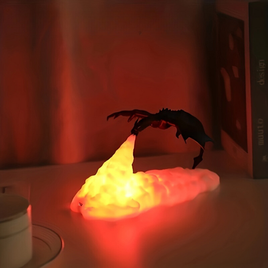 Skorter | FireDragon - 3D USB Rechargeable Dragon Night Lamp