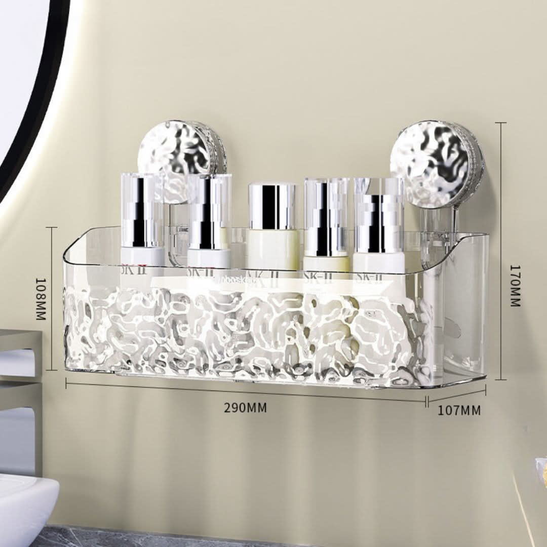 Skorter | Bathroom Suction Cup Shelf – Easy Storage Solution