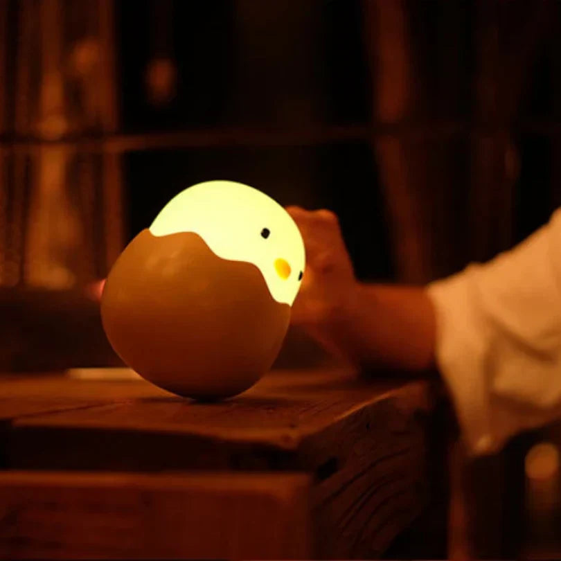 Skorter | Chick Night Light for Children – Cute LED Lamp in Egg Design for the Children's Room