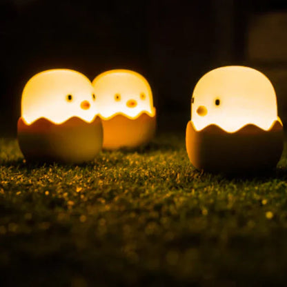 Skorter | Chick Night Light for Children – Cute LED Lamp in Egg Design for the Children's Room