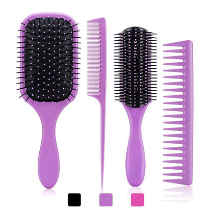 Skorter | 4-piece detangling hairbrush set