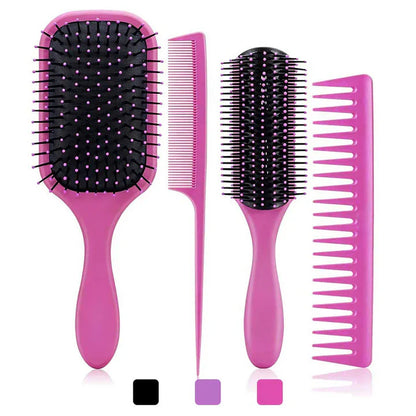 Skorter | 4-piece detangling hairbrush set