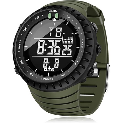 Skorter | Henry Waterproof Men’s Digital Sports Watch – Shockproof, Tactical & LED Backlit Outdoor Timepiece