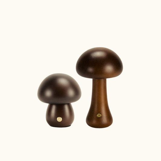 Skorter | Mushie Lamp Duo | Small & Fast | Walnut