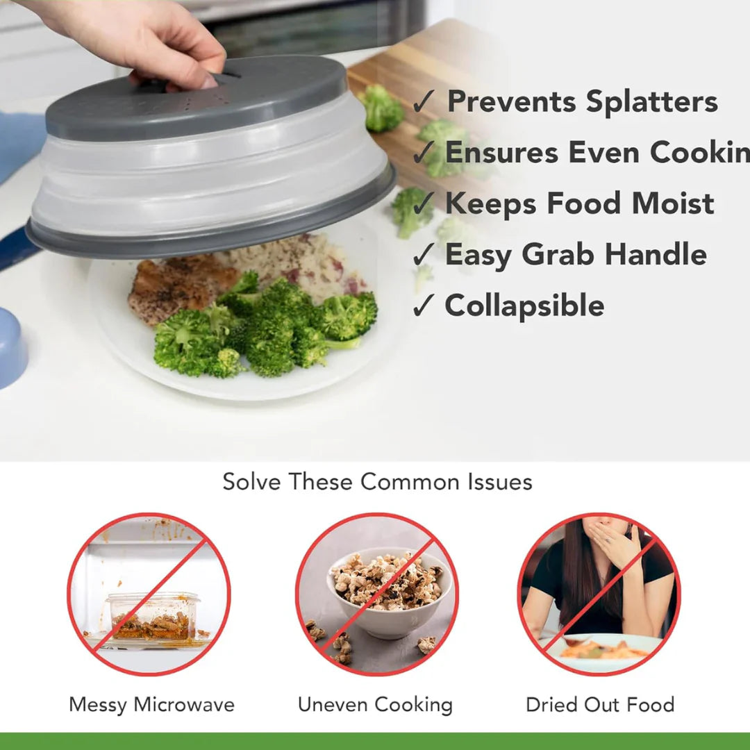 Skorter | Folding Silicone Microwave Splash Guard Lid